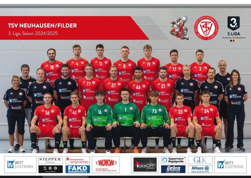 800TSV NEUHAUSEN 2024 2025 Mannschaftsposter oN